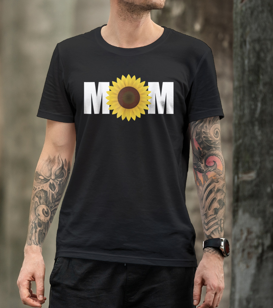 MOM Sunflower Floral T-Shirt