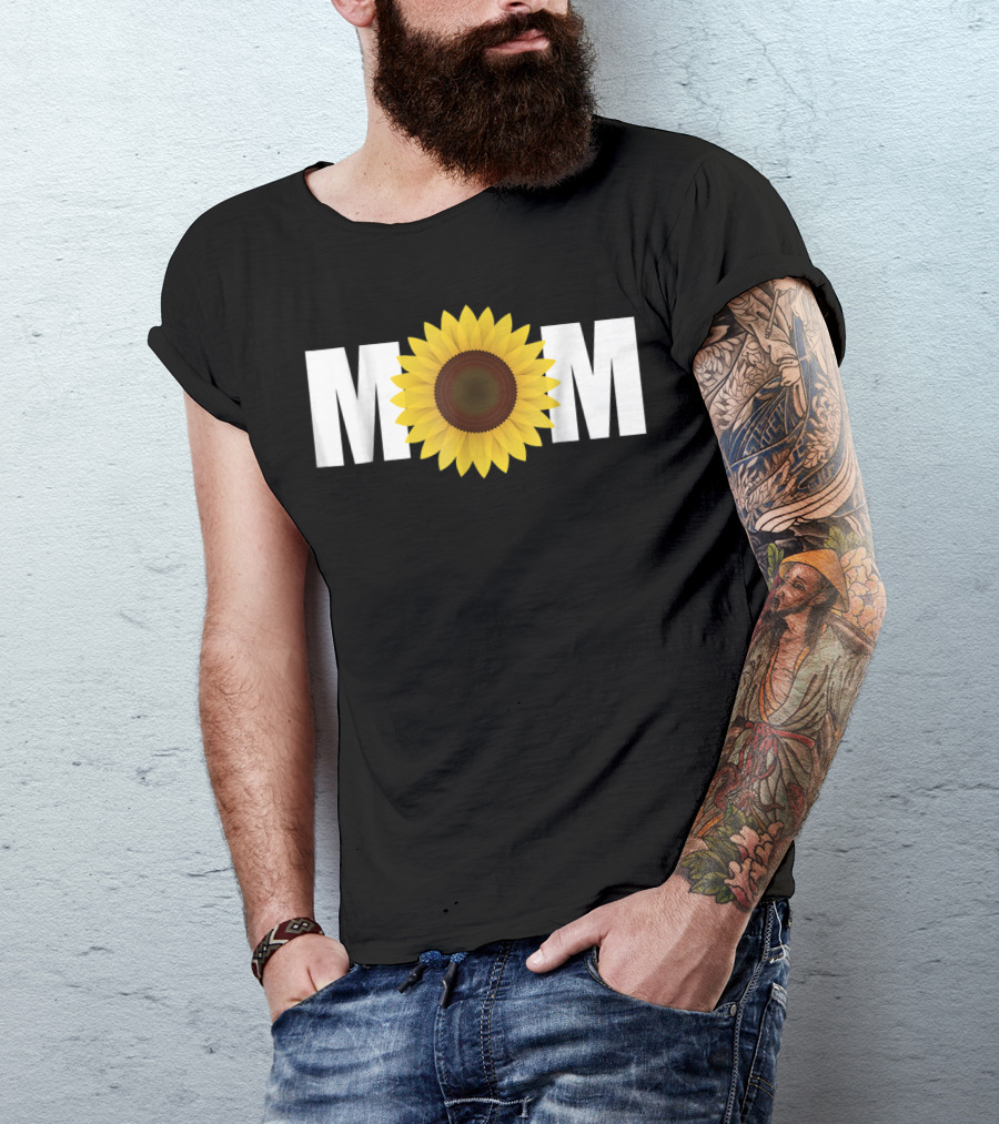 MOM Sunflower Floral T-Shirt