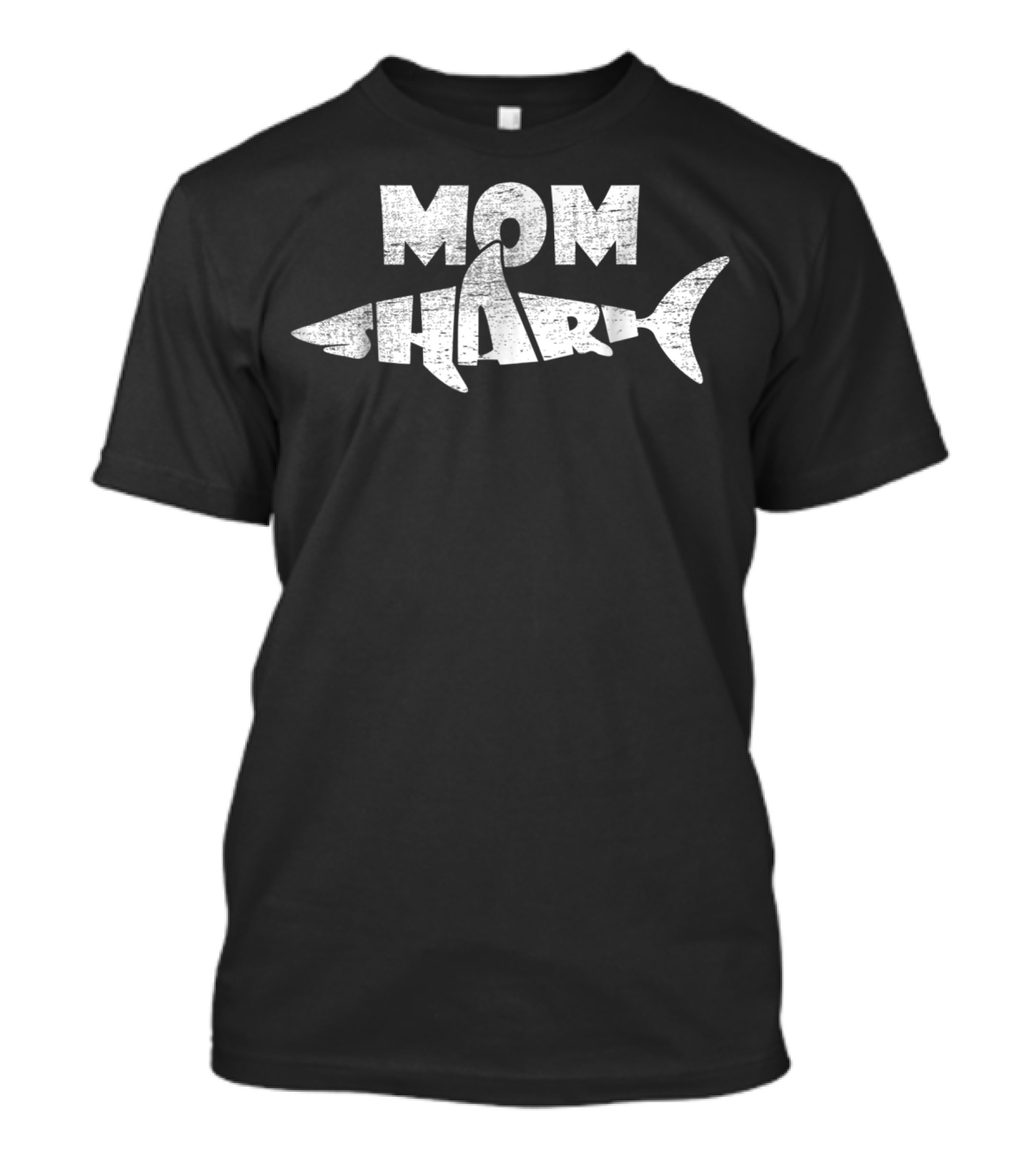 Mom Shark Funny Family Matching Birthday Women61 T-Shirt