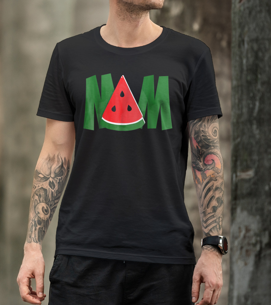 MOM Watermelon Slice Fun T-Shirt