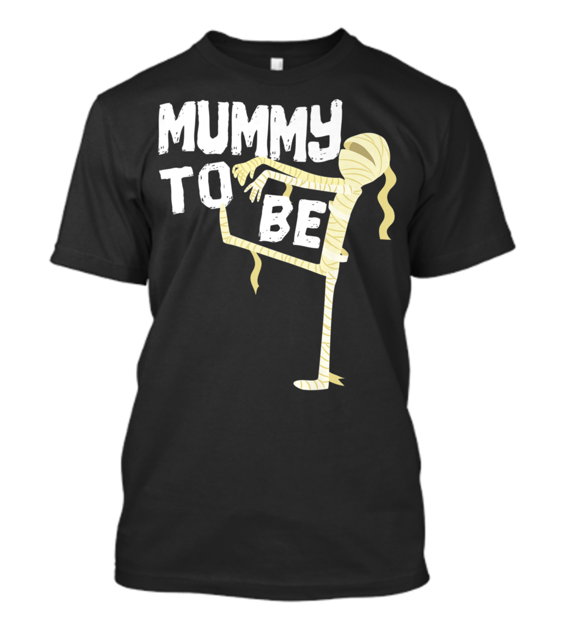 Mummy To Be Pregnancy Halloween First Time Mom Reveal Baby Shower60 T-Shirt