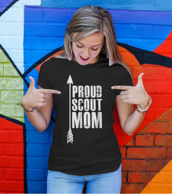 Proud Scout Mom T-Shirt
