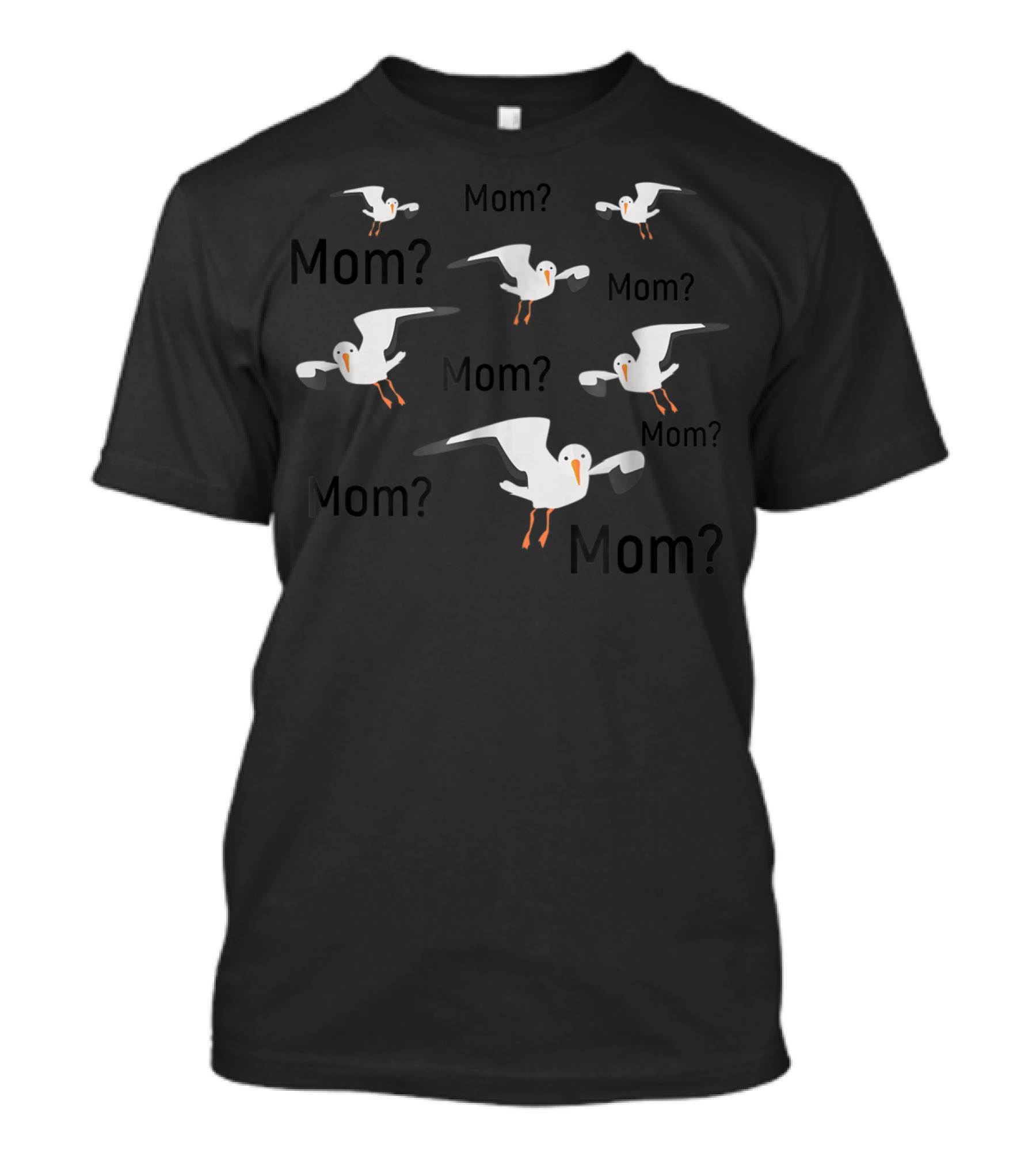 Seagull Mom Mom Funny Mothers Mom? Parenthood Birds Flying T-Shirt