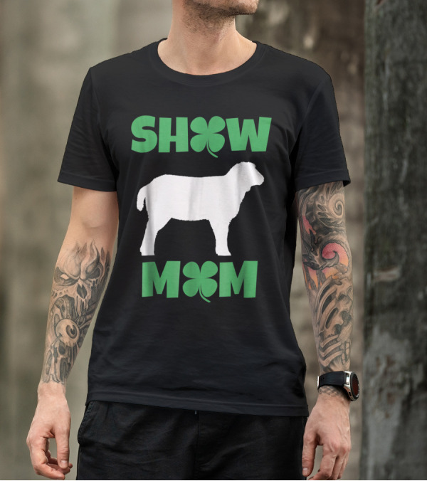 SHOW MOM Shamrock Sheep T-Shirt