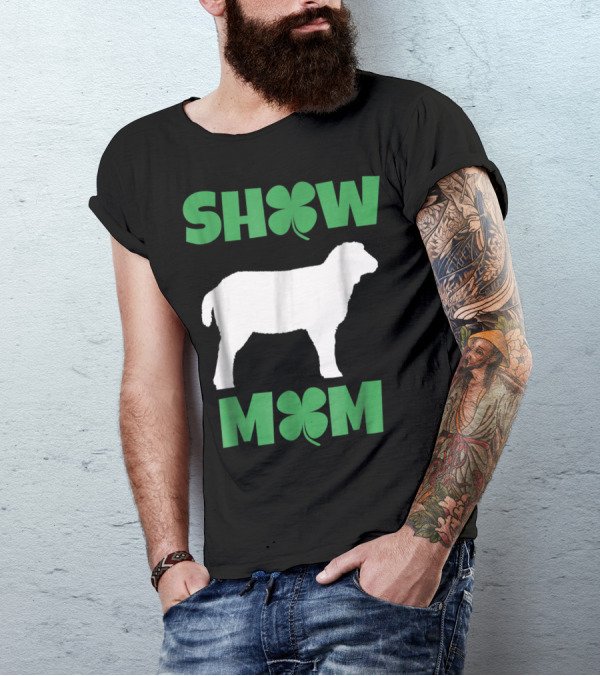 SHOW MOM Shamrock Sheep T-Shirt