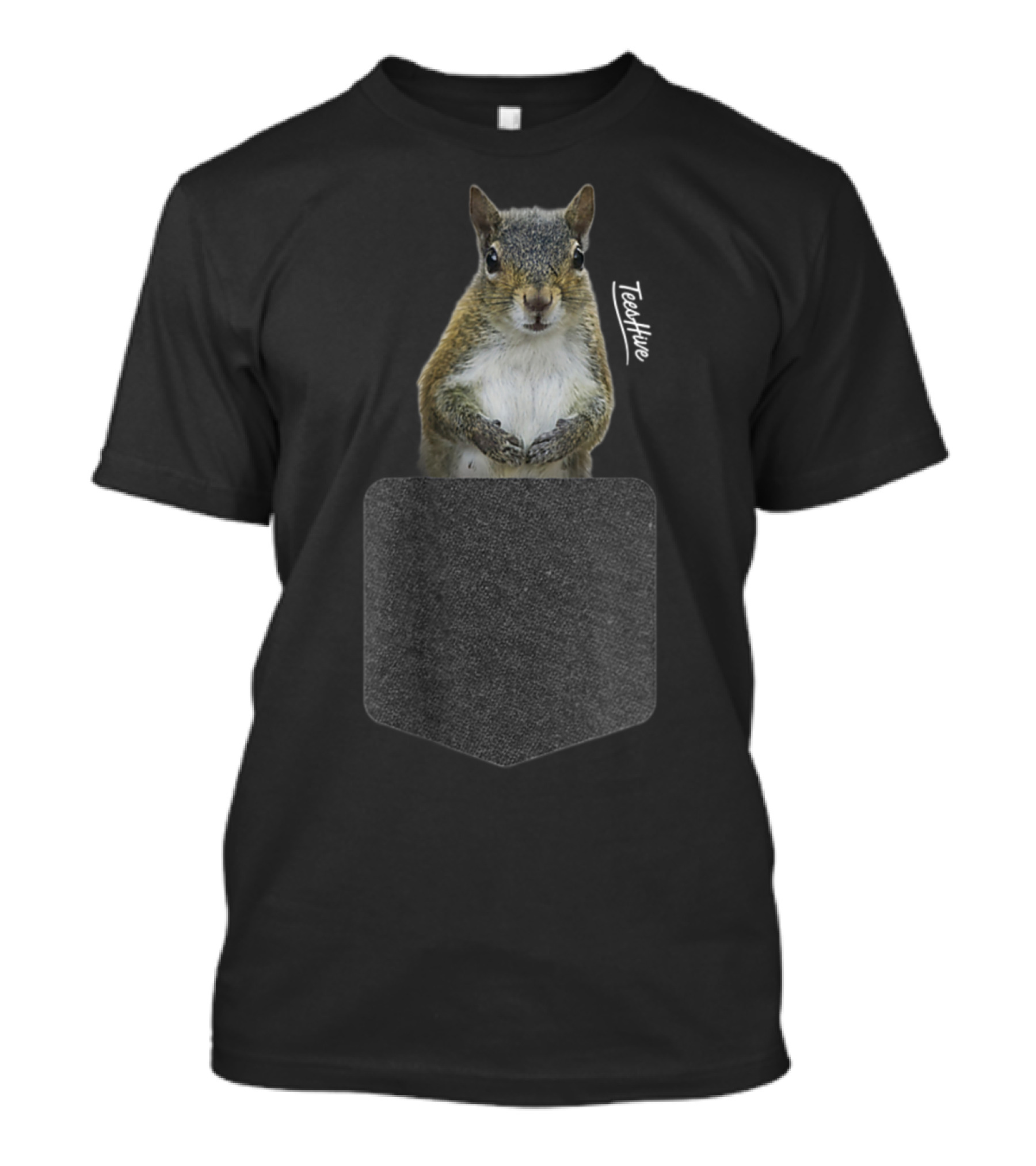 Squirrel Pocket Squirrel Mom Funny Squirrel Lover Teeshirt T-Shirt