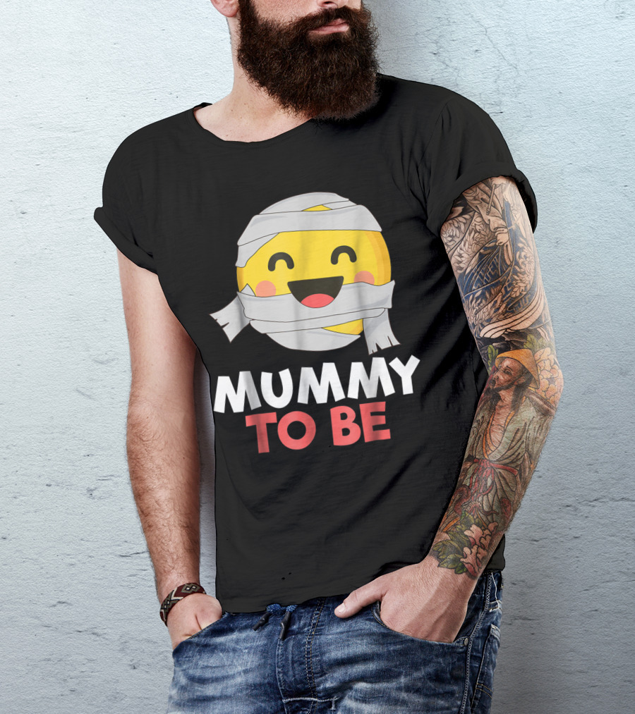 Mummy To Be Emoji Halloween Pregnancy T-Shirt