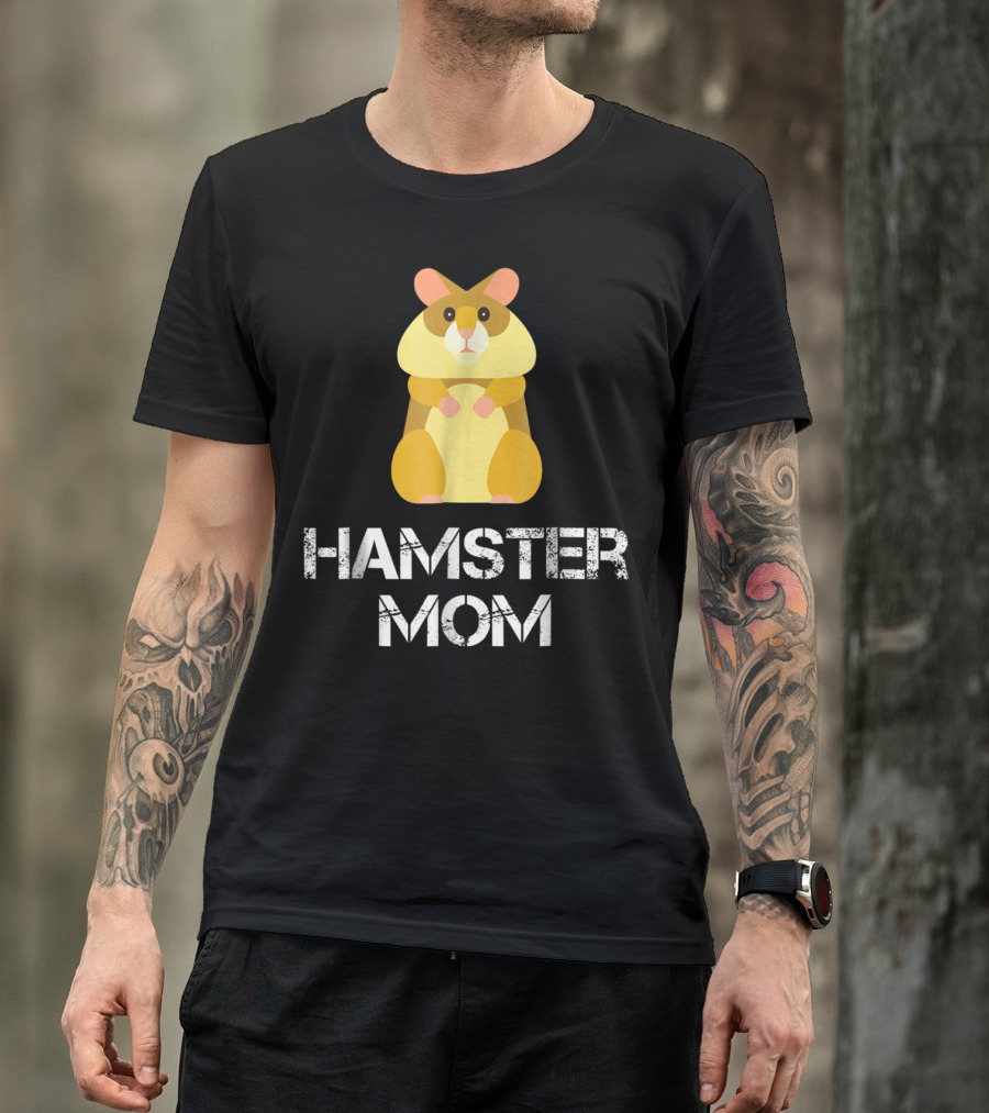 Hamster Mom Hamster Owner Pet Lover Cozy Cuddly Animal Caregiver T-Shirt