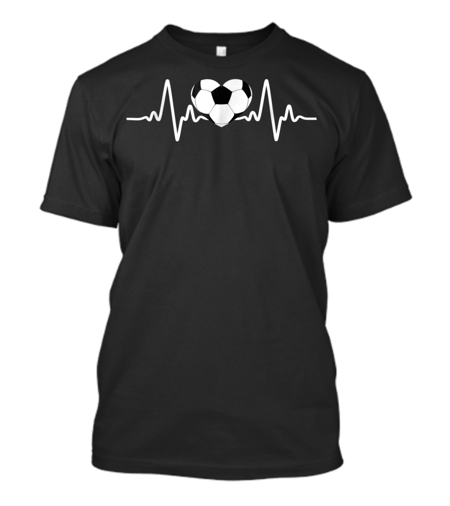Heartbeat Soccer Cool Soccer Ball Heartbeat T-Shirt