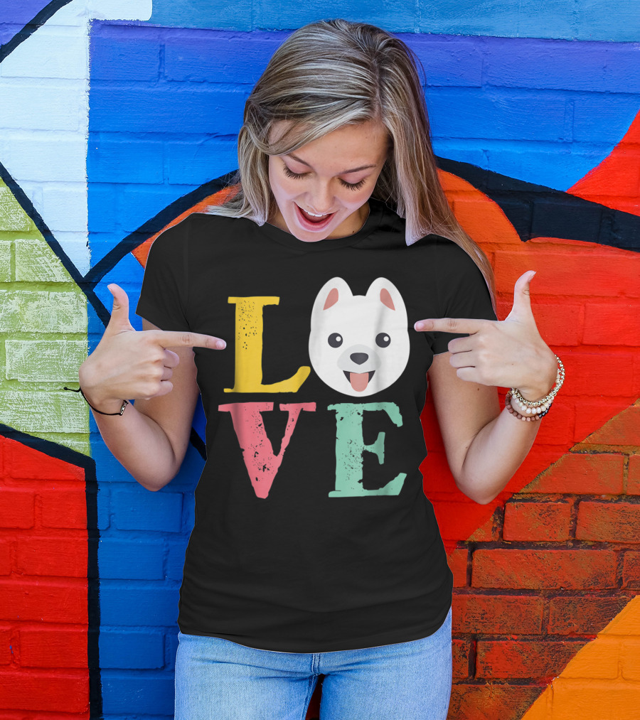 LOVE Pomeranian Dog Pom Owner Puppies Mom And Dad15 T-Shirt