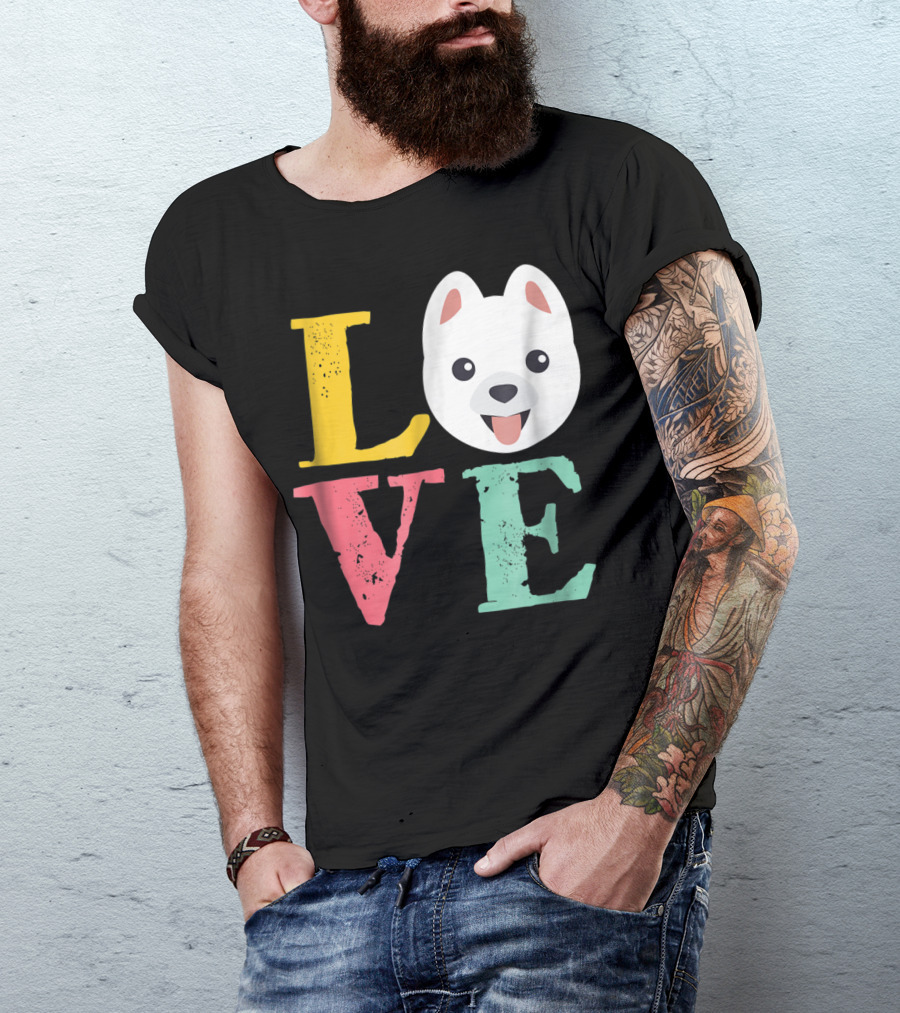 LOVE Pomeranian Dog Pom Owner Puppies Mom And Dad15 T-Shirt