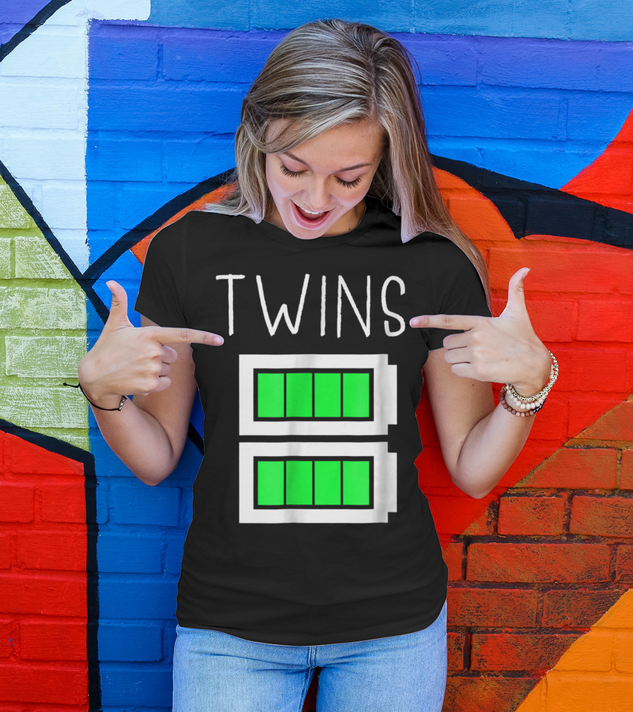 Twins Full Energy Full Batteries T-Shirt