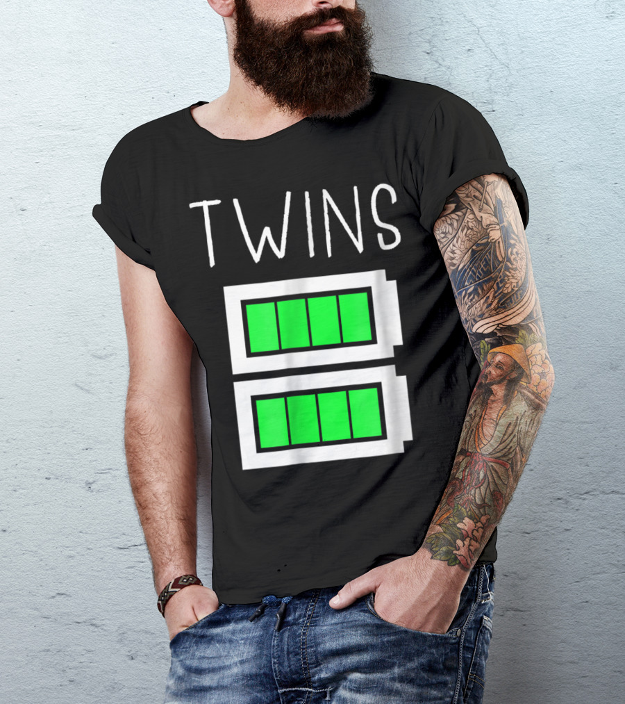 Twins Full Energy Full Batteries T-Shirt