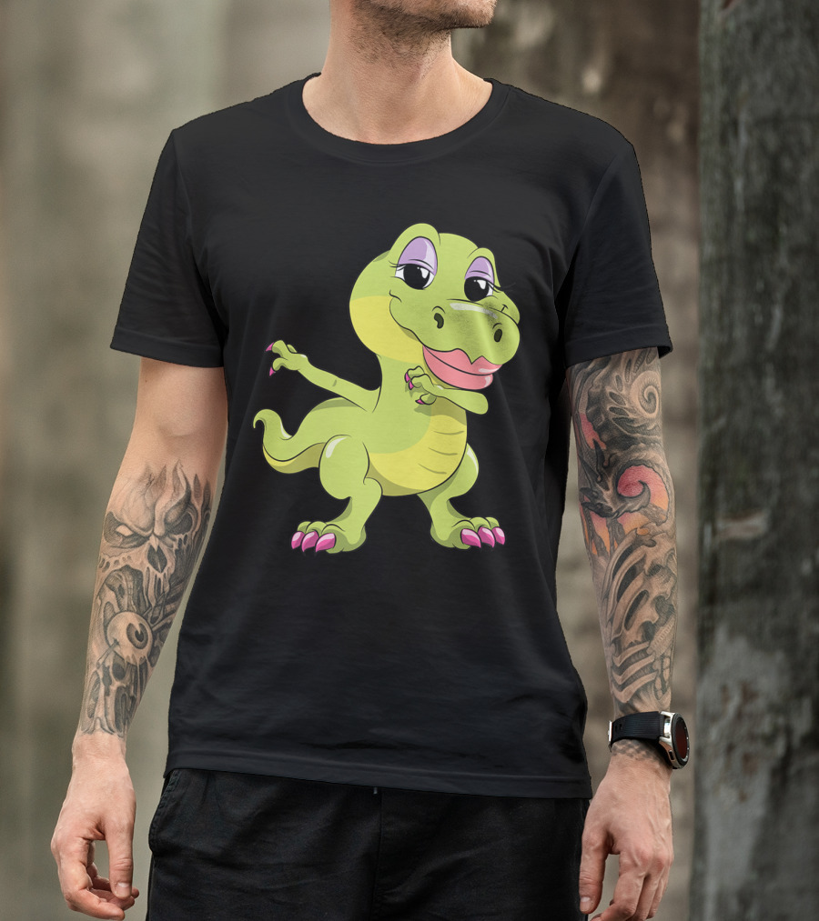 Unique Mamasaurus Mom S69 Cute Dinosaur Character T-Shirt