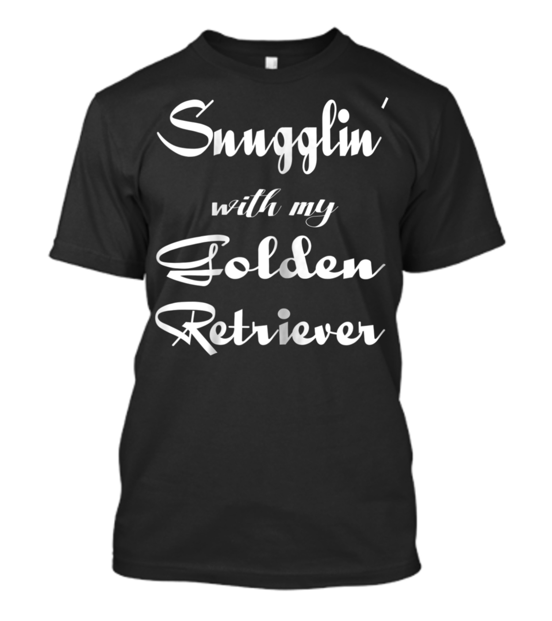 Snugglin' With My Golden Retriever Mom Matching Dog5 T-Shirt