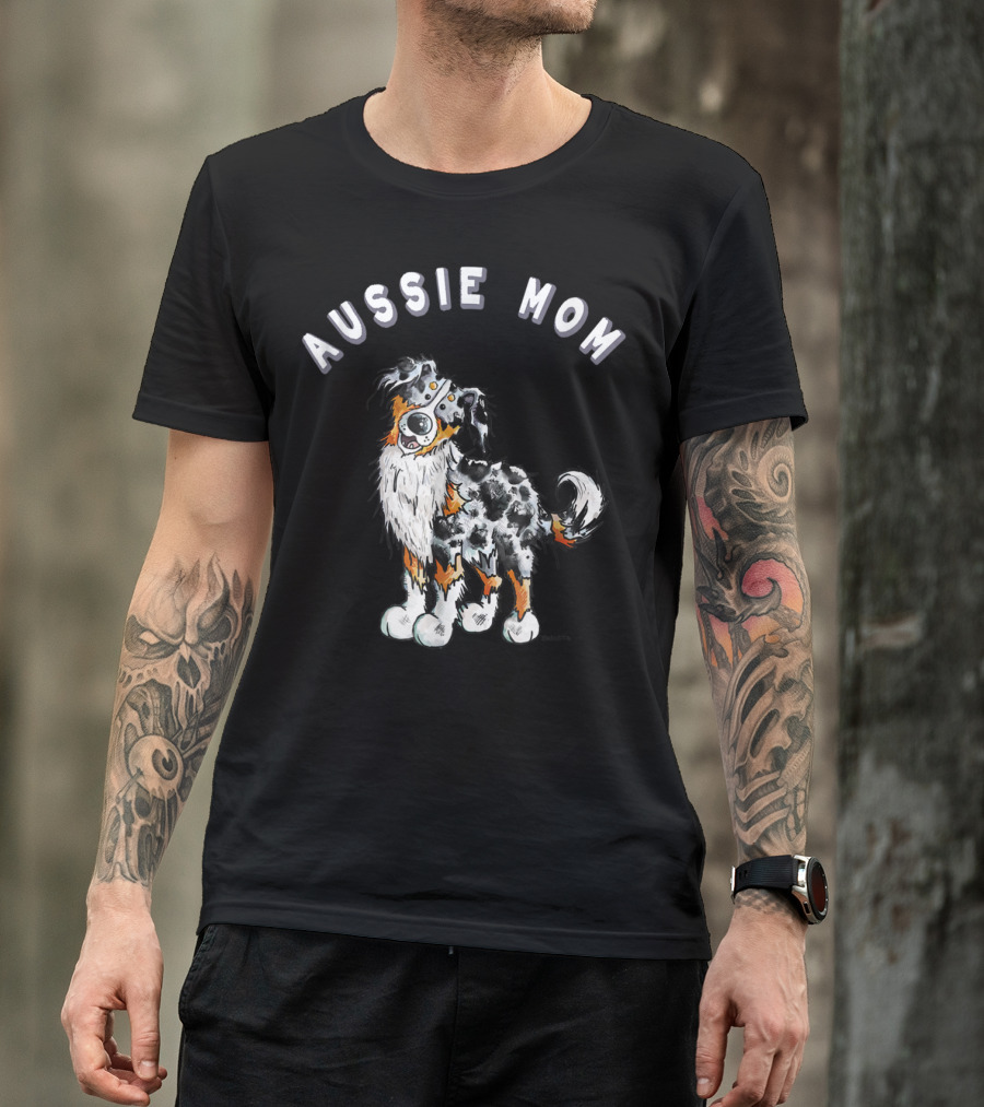 Aussie Mom Australian Shepherd T-Shirt