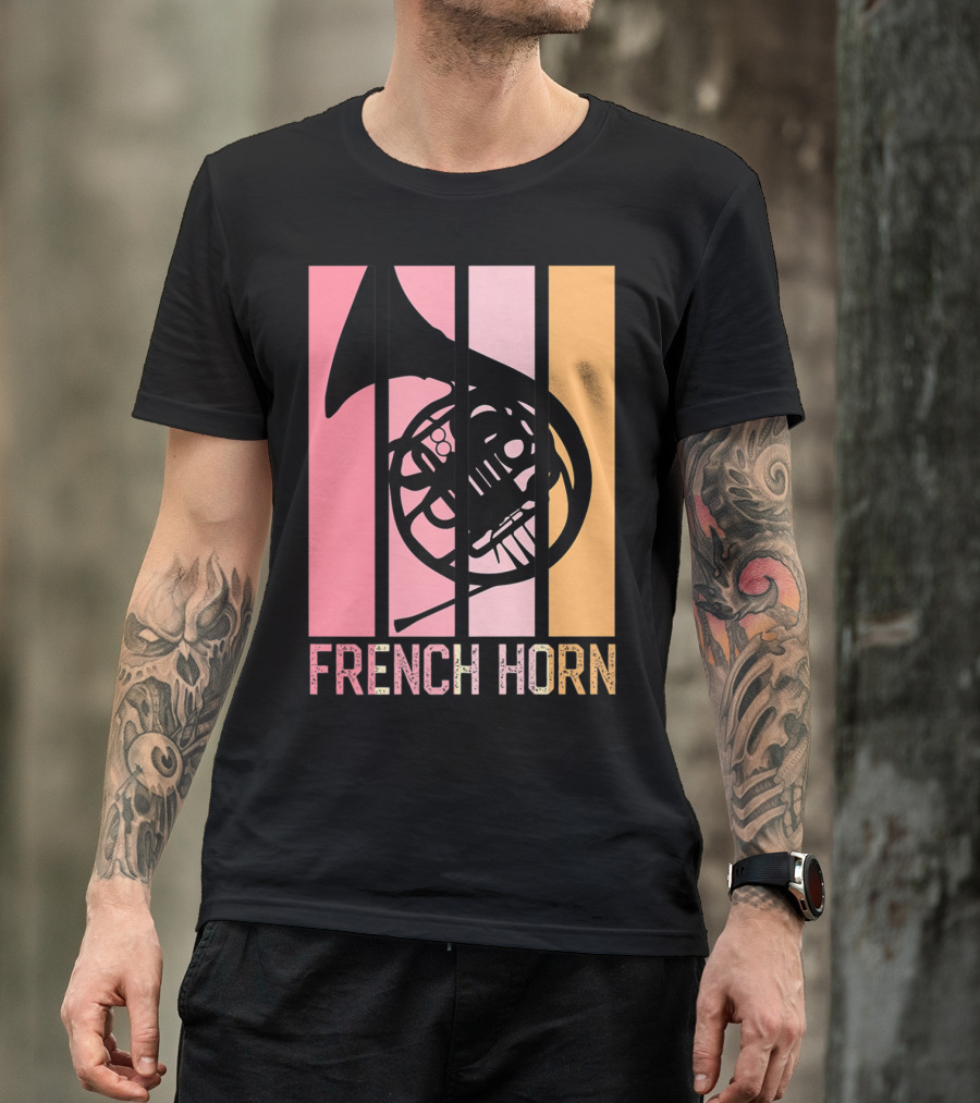 Band Mom Marching French Horn School75 T-Shirt