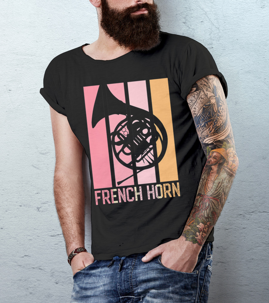 Band Mom Marching French Horn School75 T-Shirt