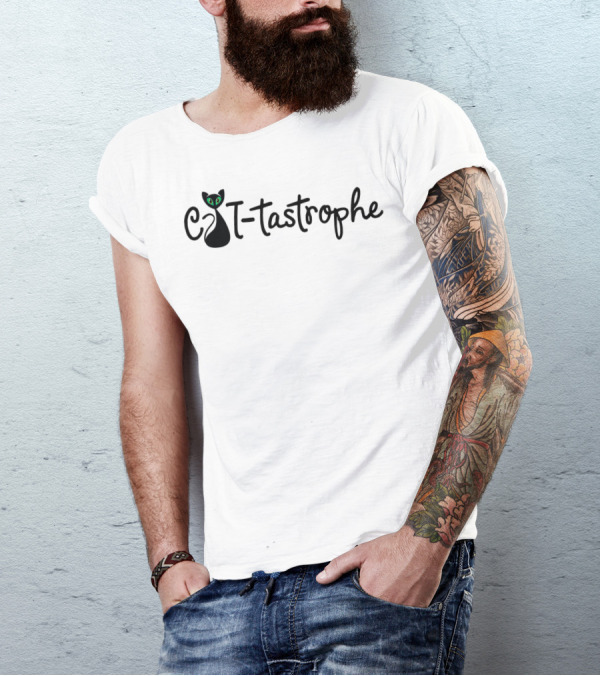 Cat-tastrophe Kitty Cat Cute Feline T-Shirt