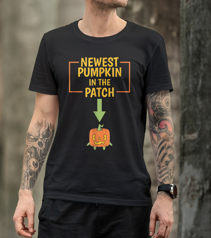 Newest Pumpkin In The Patch Thanksgiving Expecting Mom Pregnant Wife T-Shirt