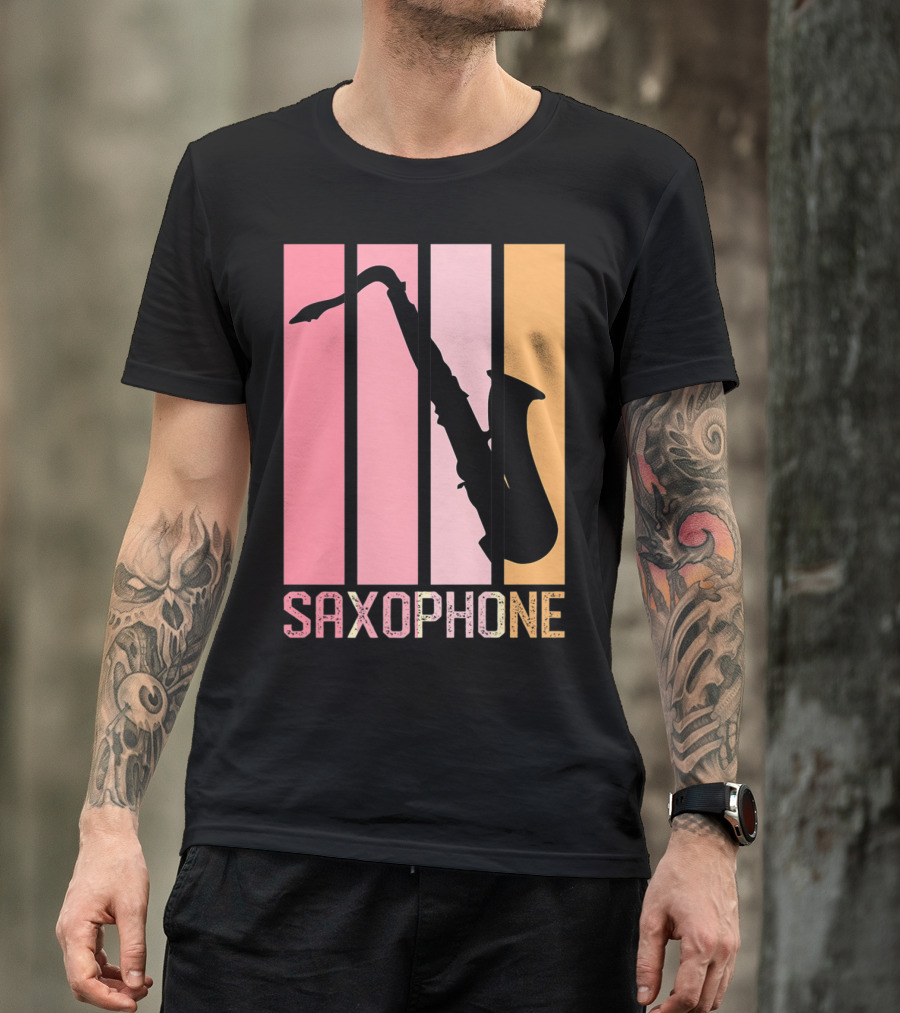 Saxophone Band Mom Marching Band School Music T-Shirt