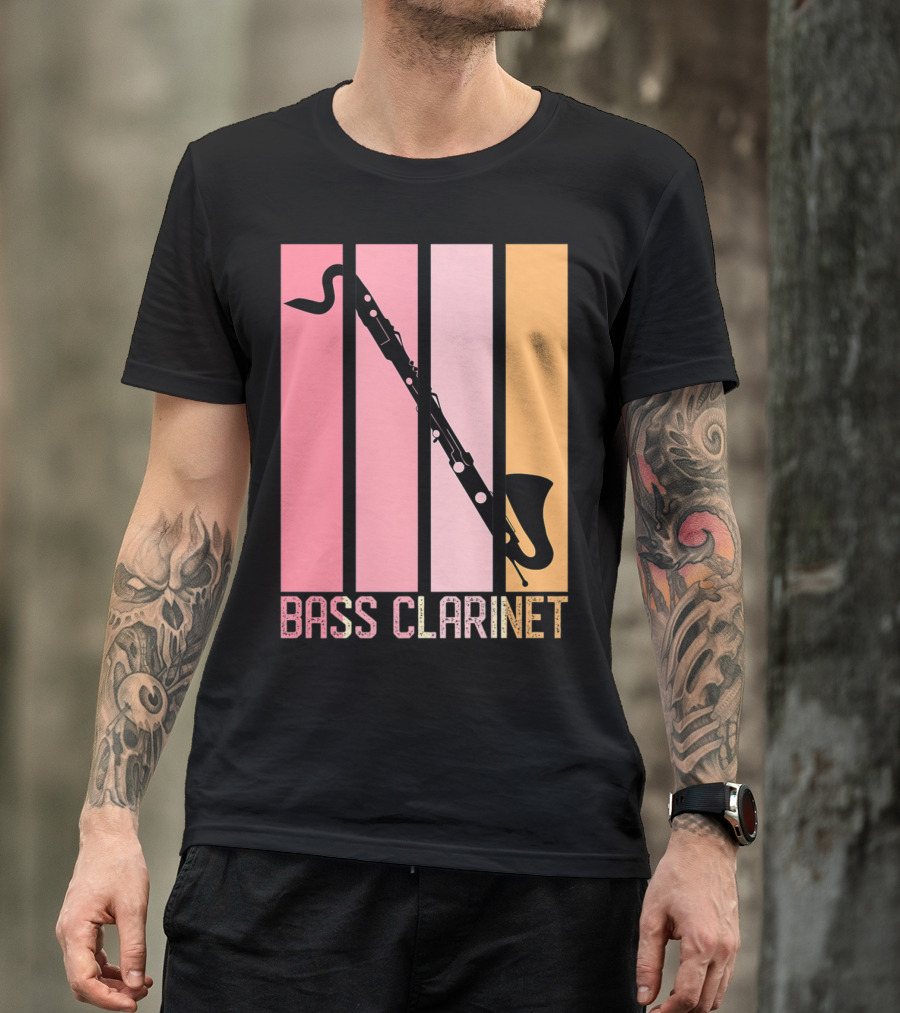Bass Clarinet Band Mom Marching Band School T-Shirt