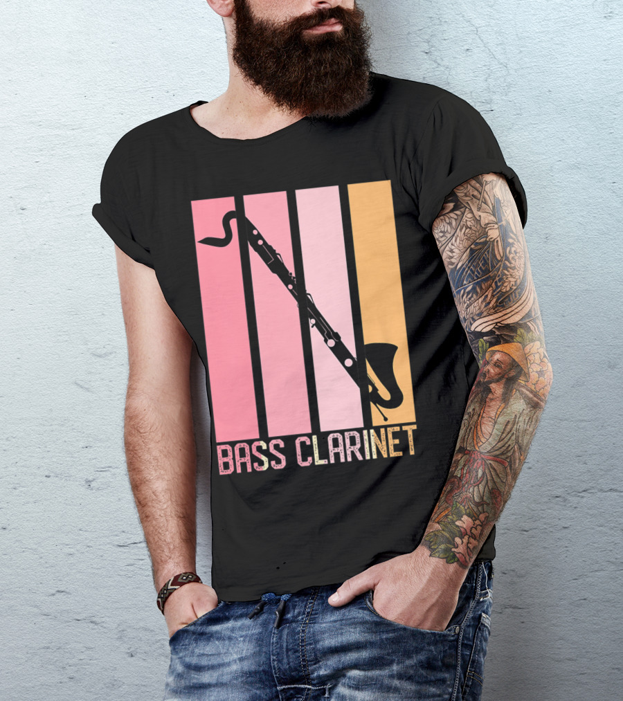 Bass Clarinet Band Mom Marching Band School T-Shirt