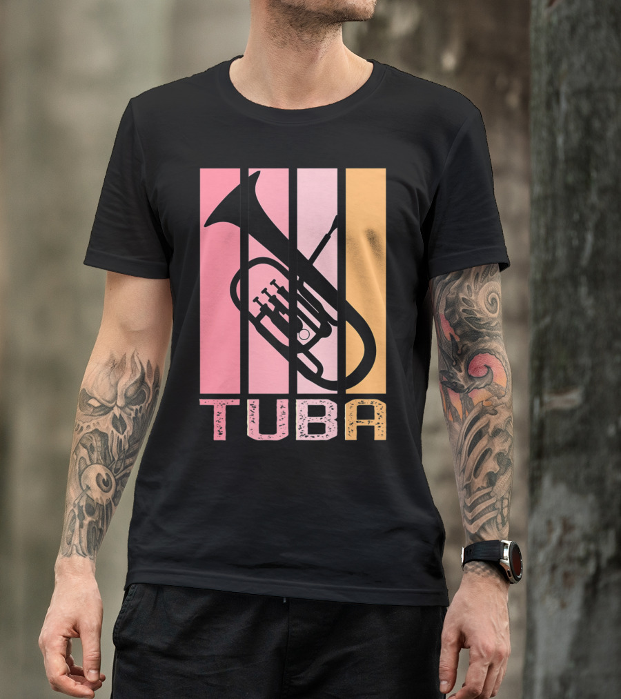 Band Mom Tuba Marching Band School Tuba T-Shirt