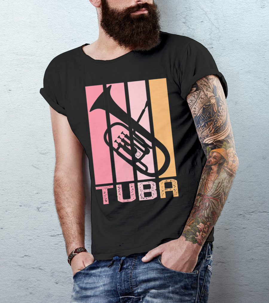 Band Mom Tuba Marching Band School Tuba T-Shirt