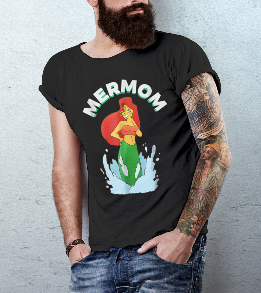 Mermom Cool Mermaid Mom Best Idea39 T-Shirt