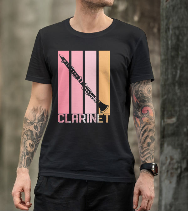 Band Mom Clarinet Marching Band School Clarinet T-Shirt