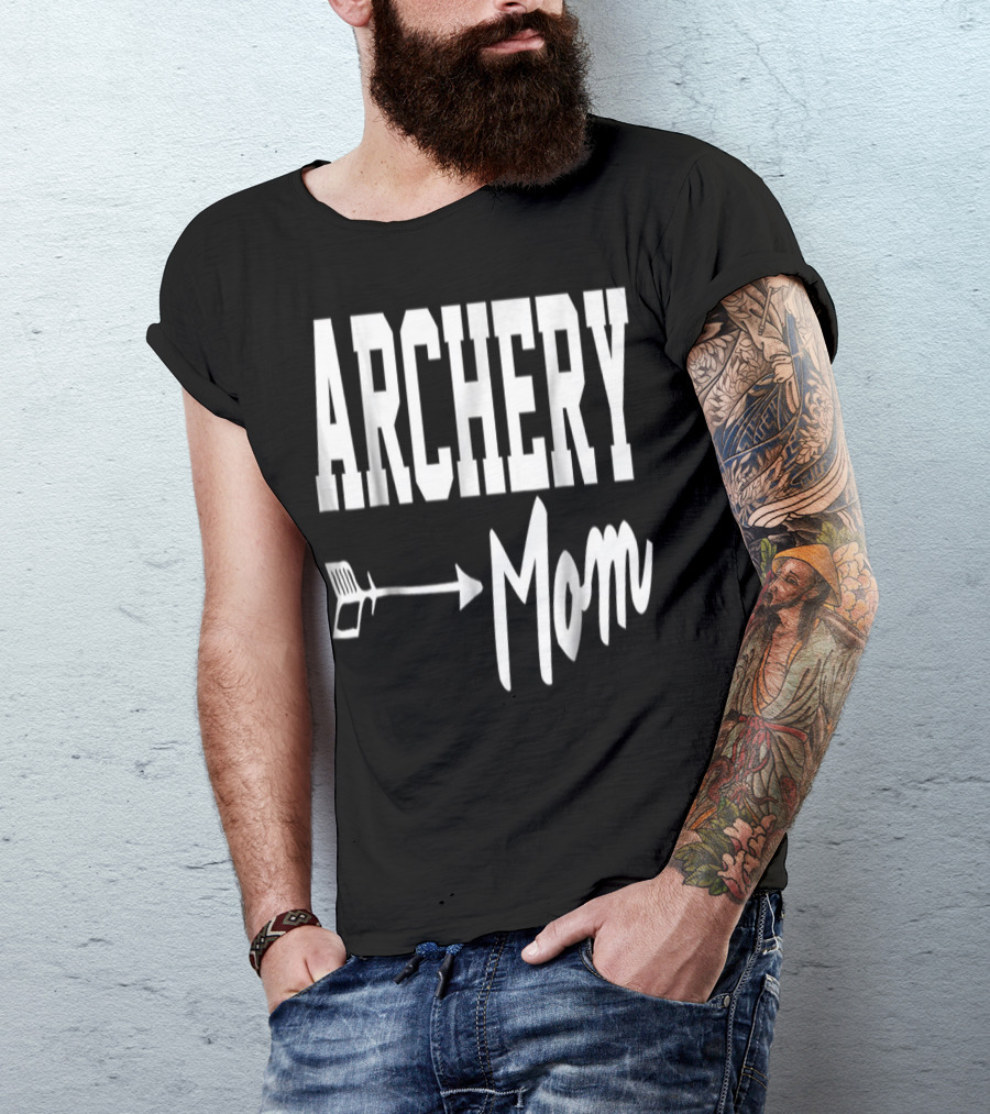 ARCHERY MOM Bow Arrow T-Shirt