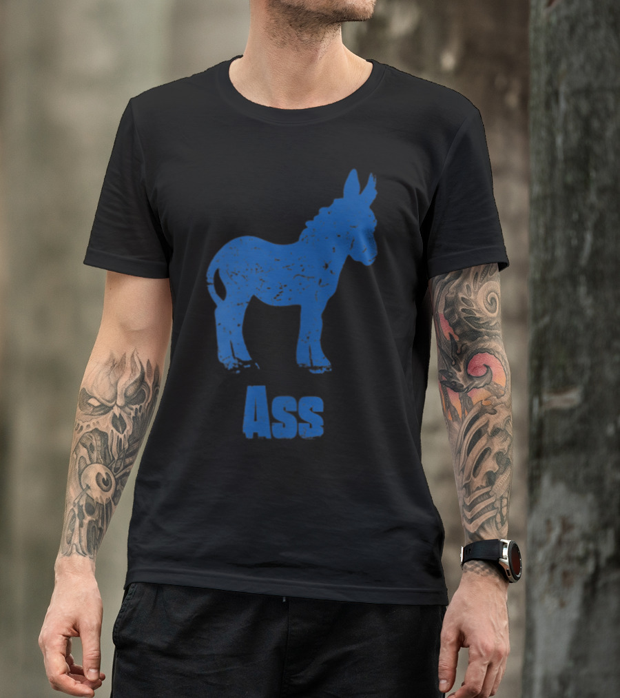 Ass Donkey Funny Dad Husband Wife72 T-Shirt