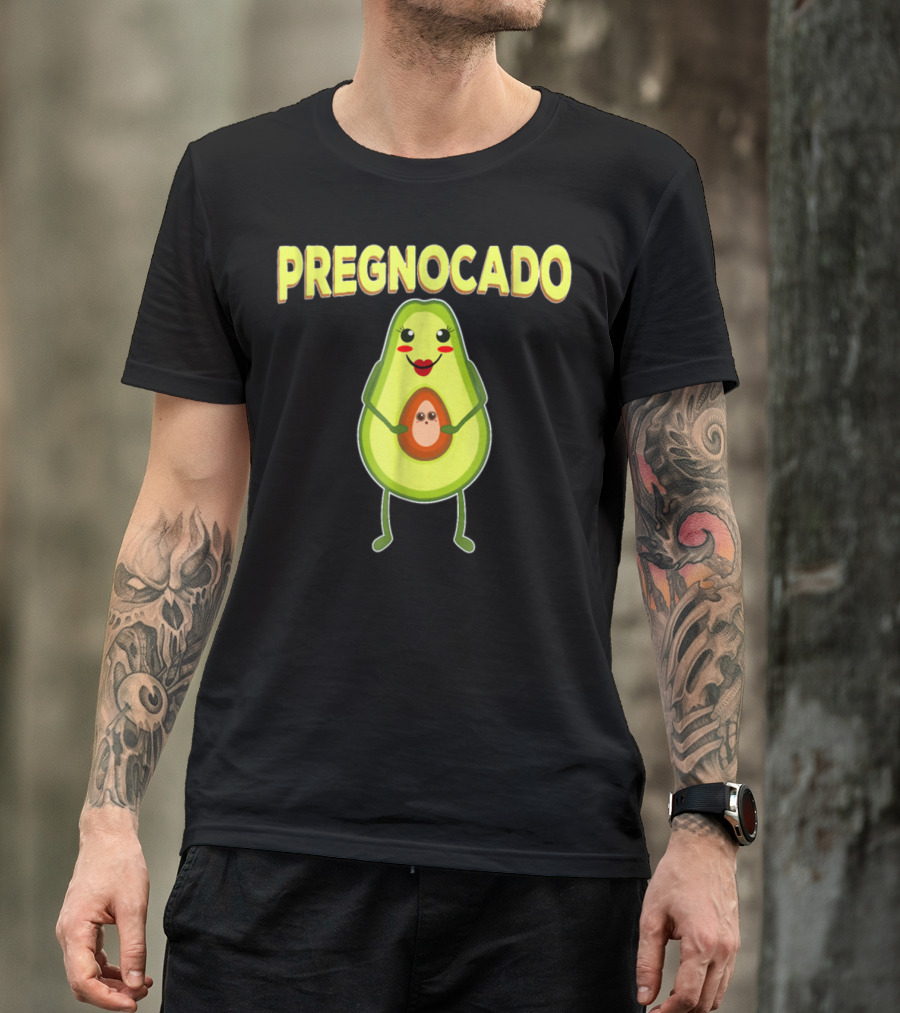 Pregnocado Avocado Pregnant Food Pregnancy Announcement T-Shirt