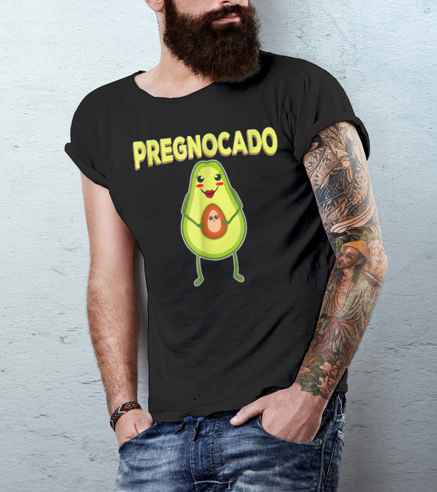 Pregnocado Avocado Pregnant Food Pregnancy Announcement T-Shirt