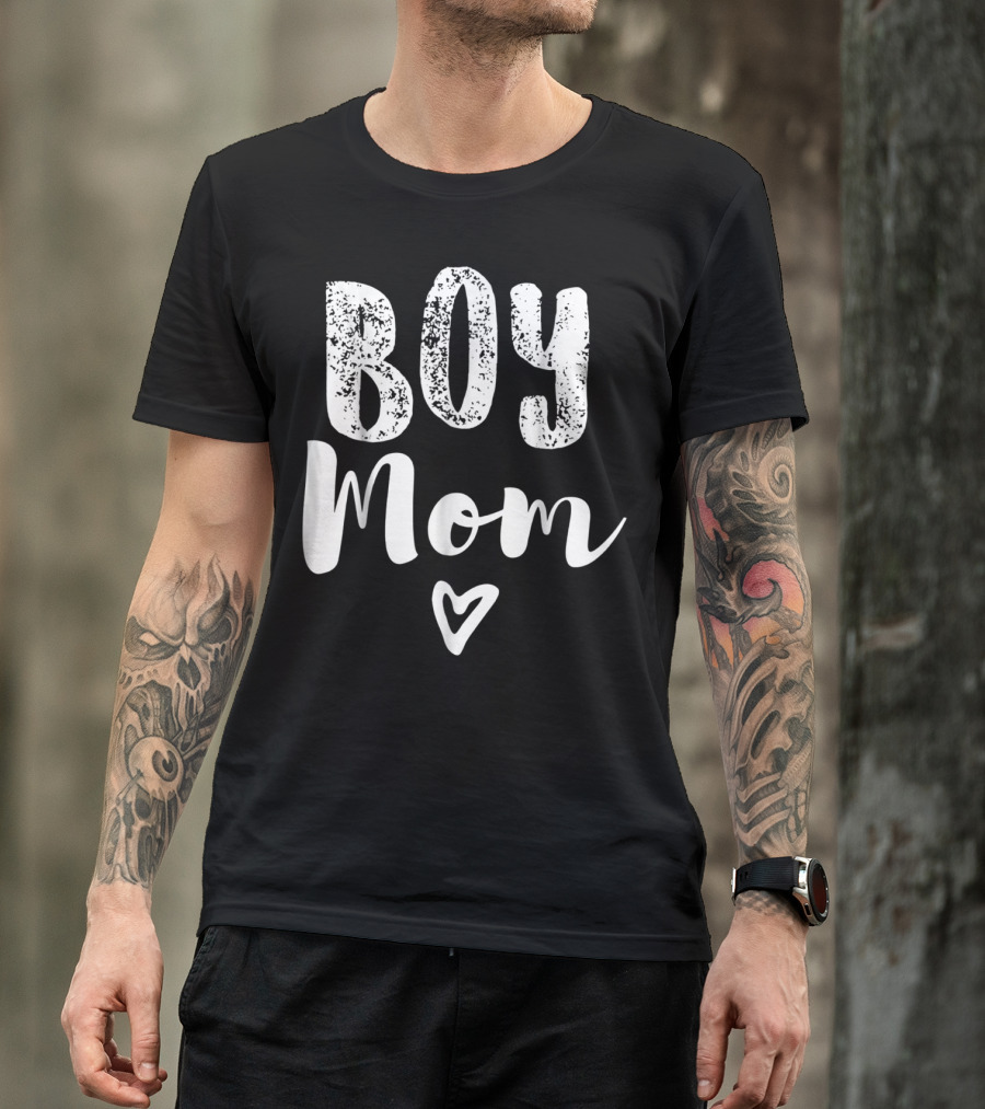 Boy Mom Heart Tshirt23Boy T-Shirt