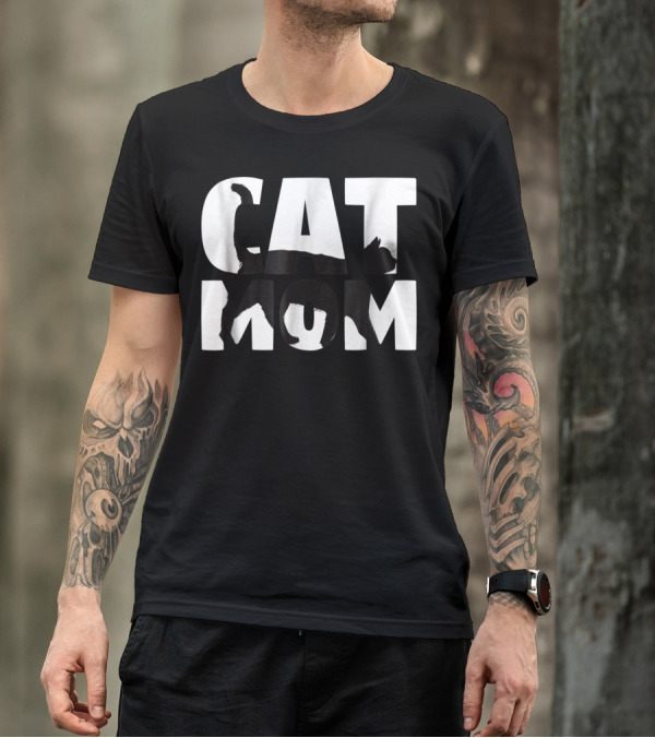 Cat Mom Cat Lover For Mother With Cat T-Shirt