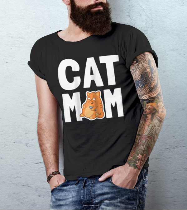 CAT MOM I Cool Pet Owner Mother T-Shirt