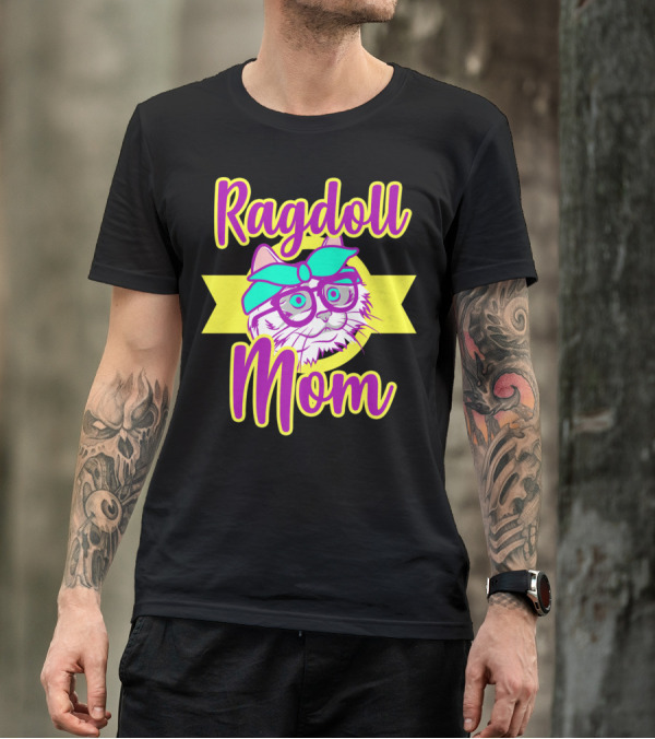 Ragdoll Mom Cats Lovers Women Her Christmas T-Shirt