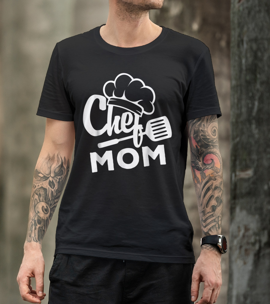 Chef Mom Cooking Spatula Hat T-Shirt