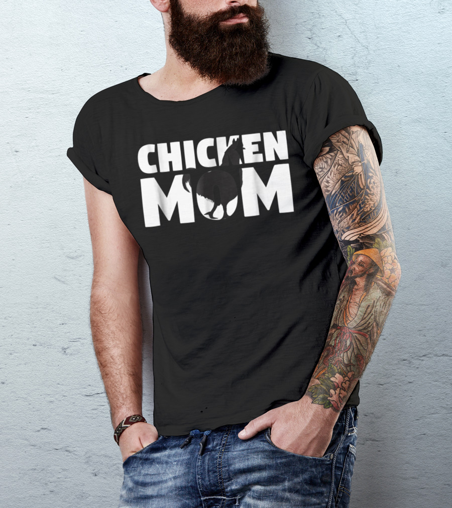 CHICKEN MOM Chicken Zoo Animal Lover For Mother T-Shirt
