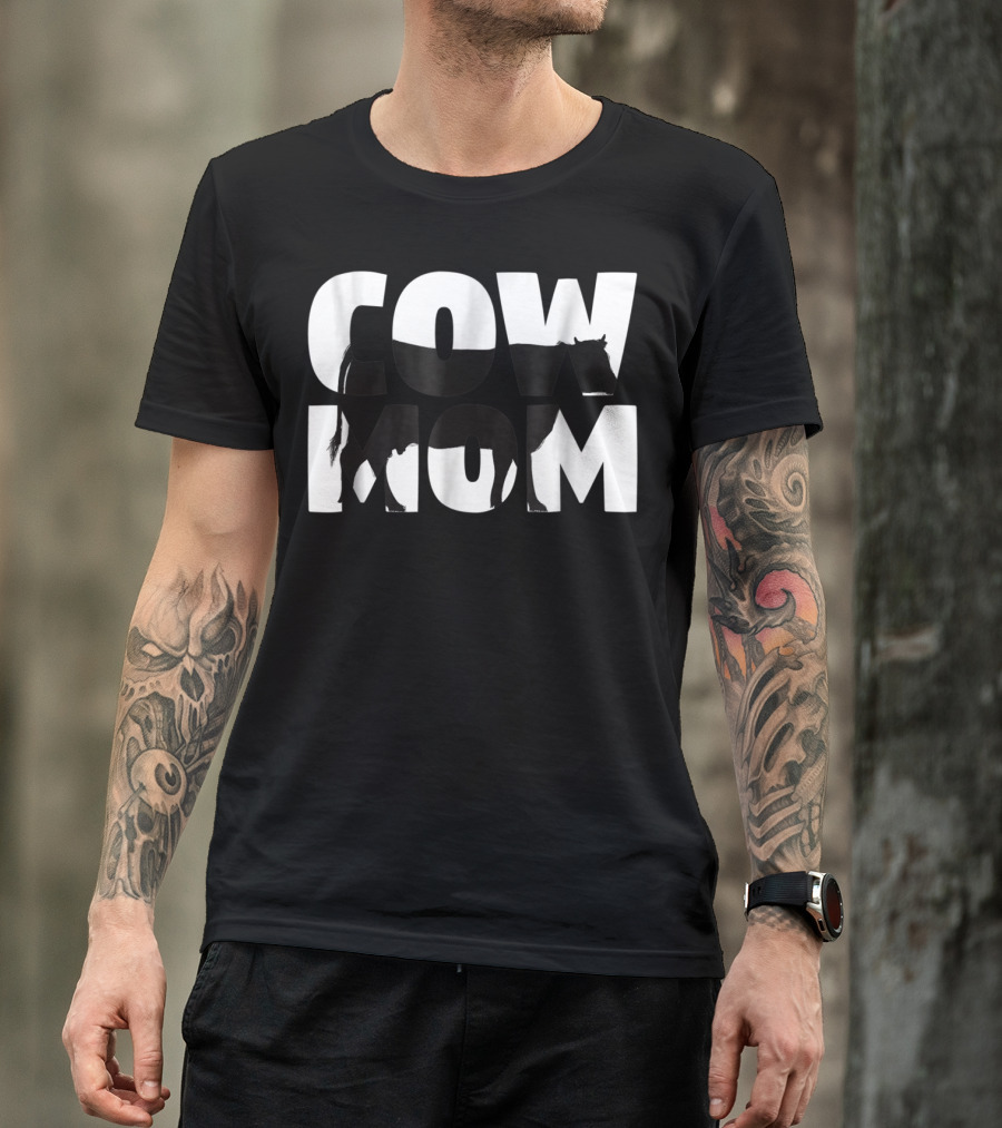 Cow Mom Cow Lover For Mother T-Shirt