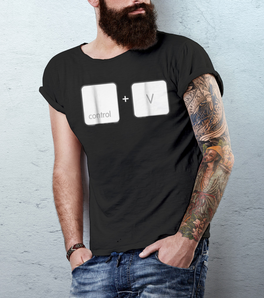 Control V Plus Daddy Daughter Copy And Paste T-Shirt