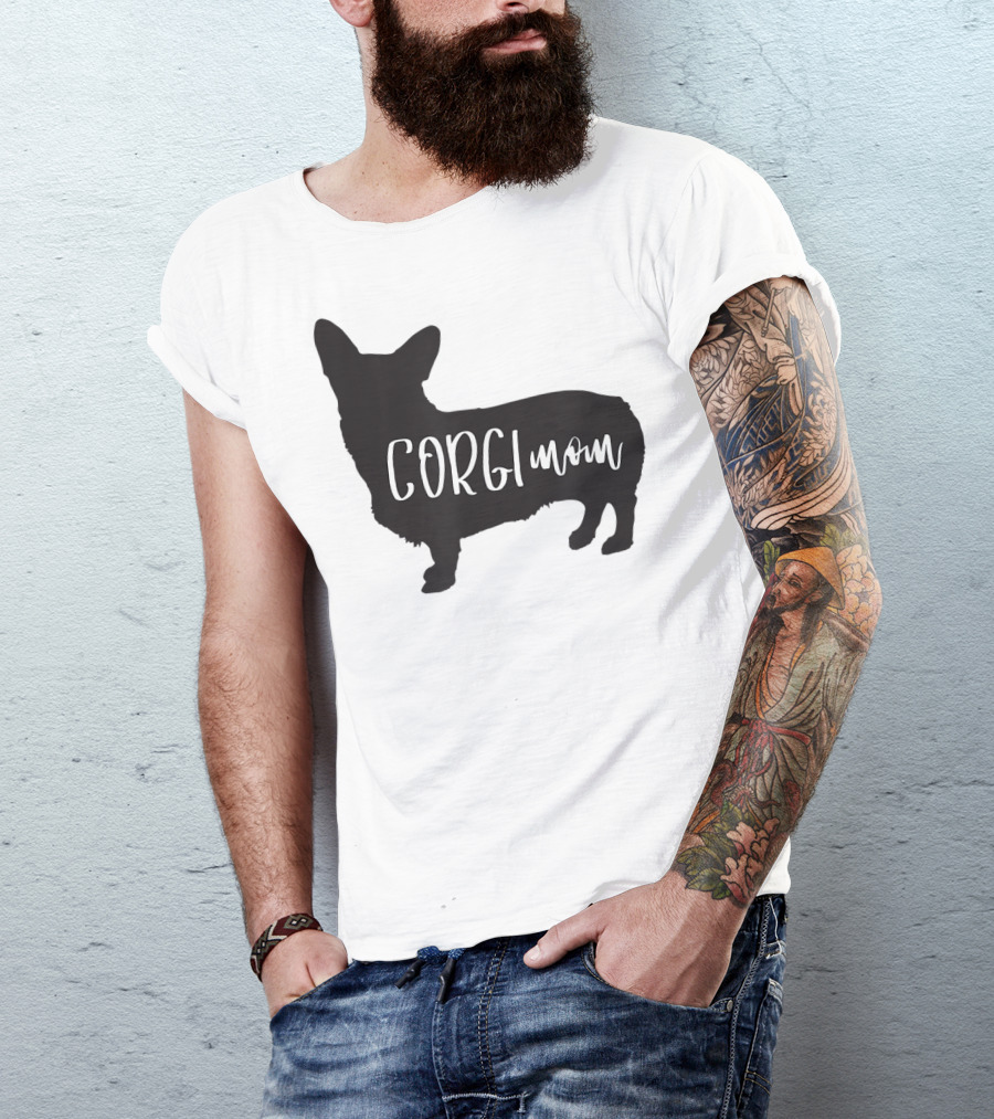 Corgi Mom Corgi Dog T-Shirt
