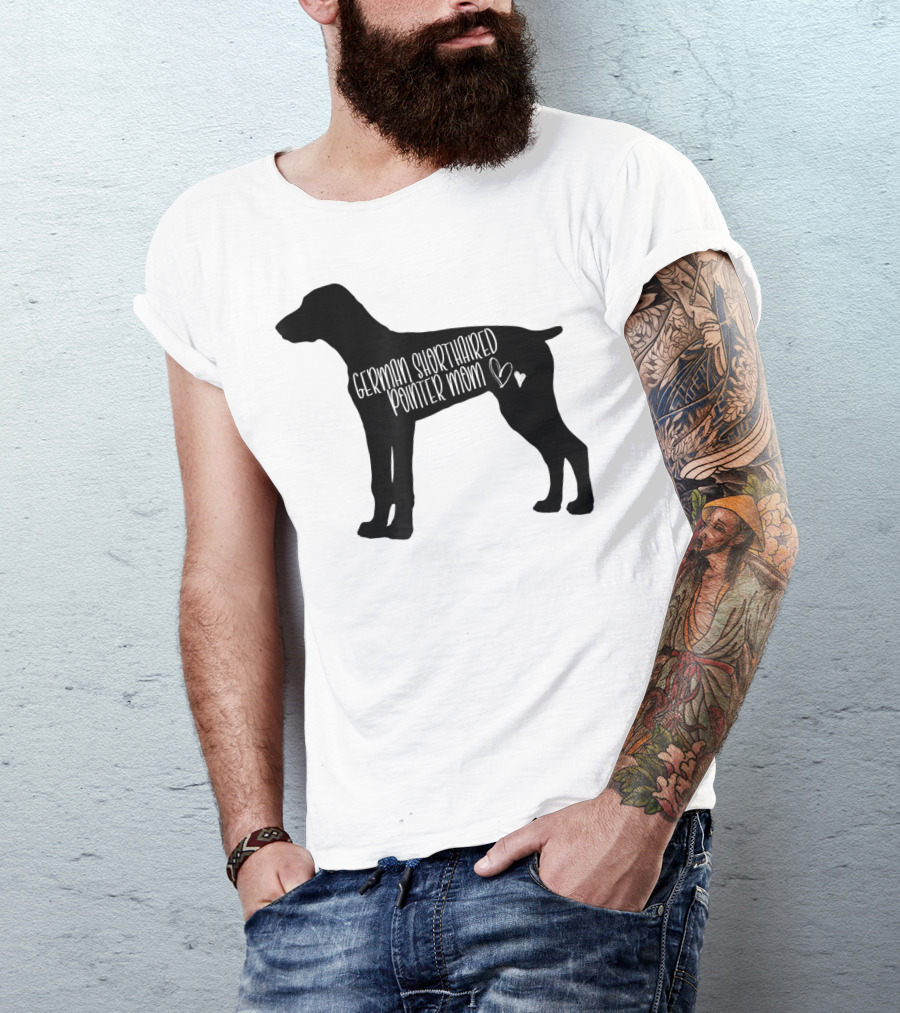German Shorthaired Pointer Mom ♥ T-Shirt