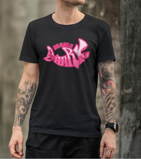 Mama Shark Cute Stylist Mom Mothers Wife T-Shirt