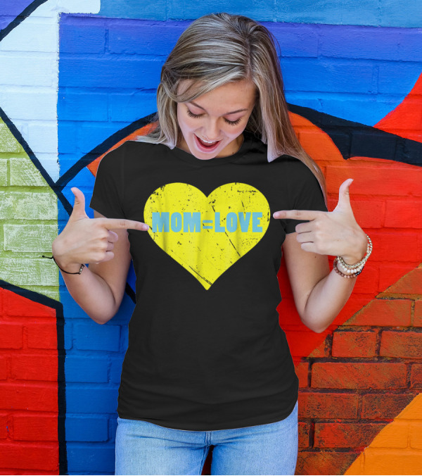 MOM=LOVE Cute Mom And Baby Love Moms Are Loving15 T-Shirt