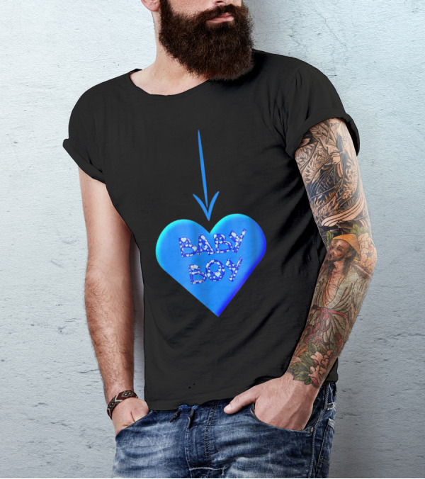 Baby Boy Cute Pregnancy To Be It's A Boy Mommy T-Shirt