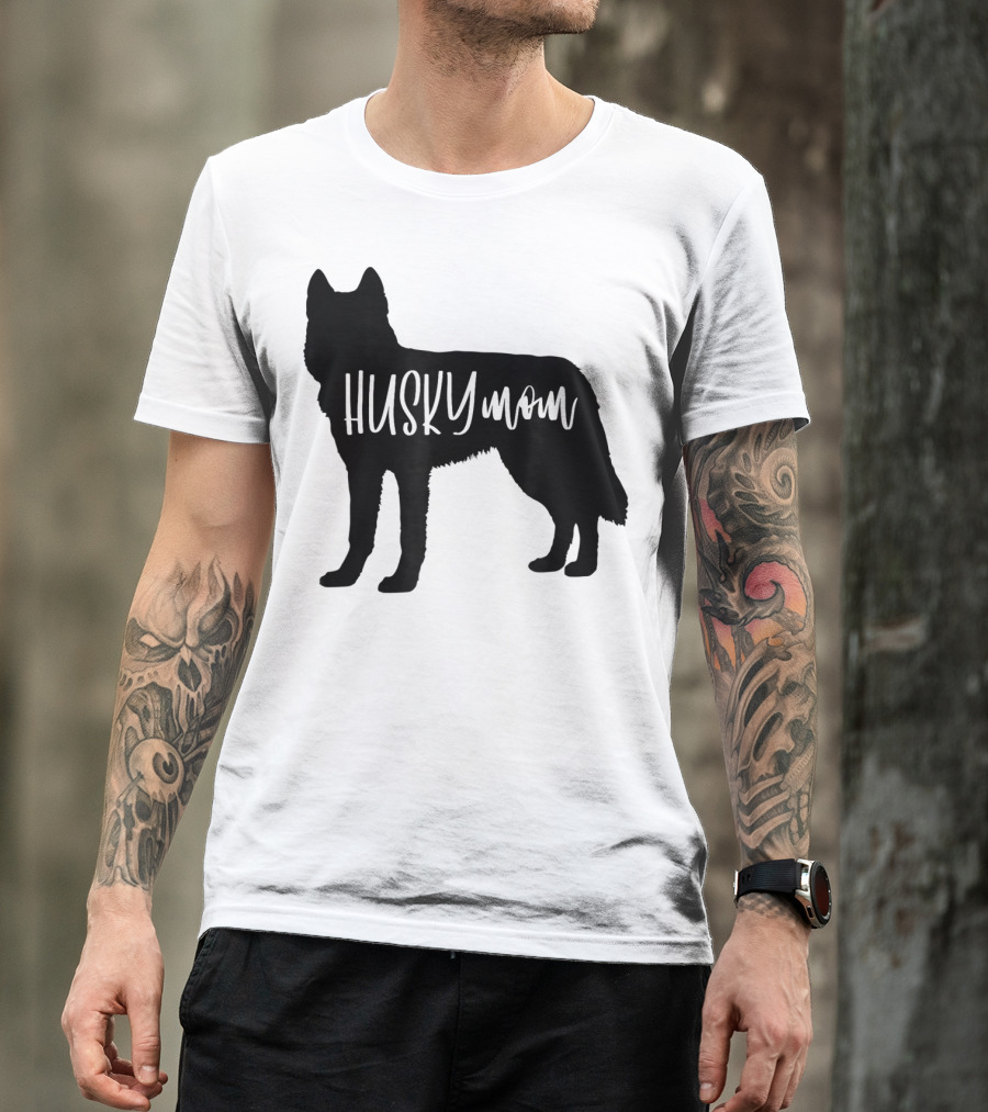 Husky Mom Cute Siberian Dog Mom T-Shirt