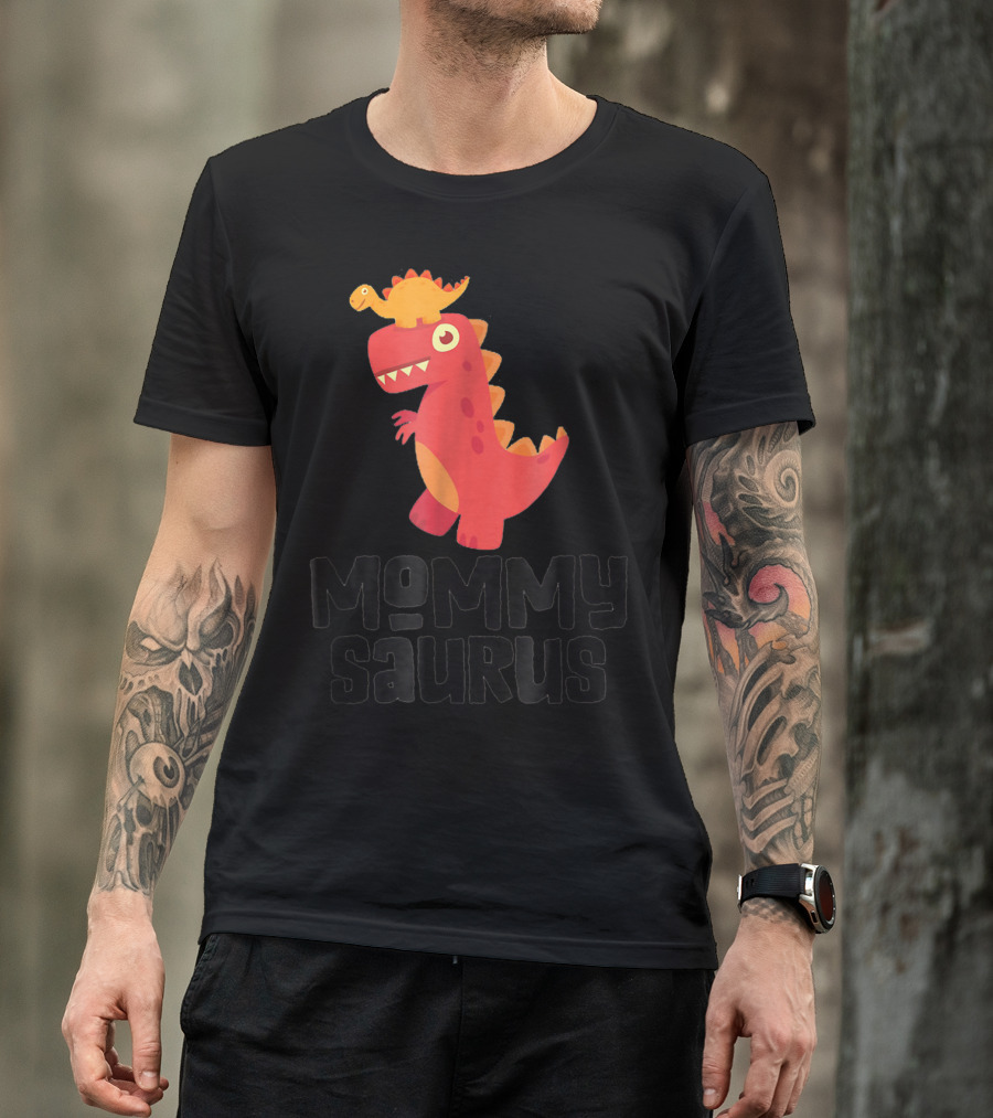 Mommy Saurus Dinosaur Tyrannosaurus Rex T-Shirt